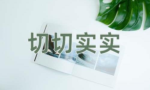 成语切切实实