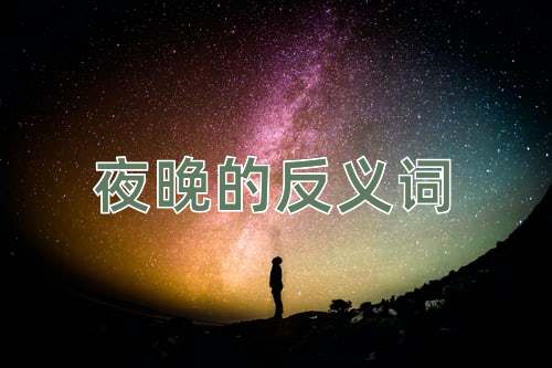 夜晚的反义词